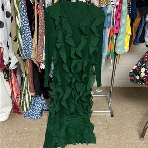 Green Ruffle Dress